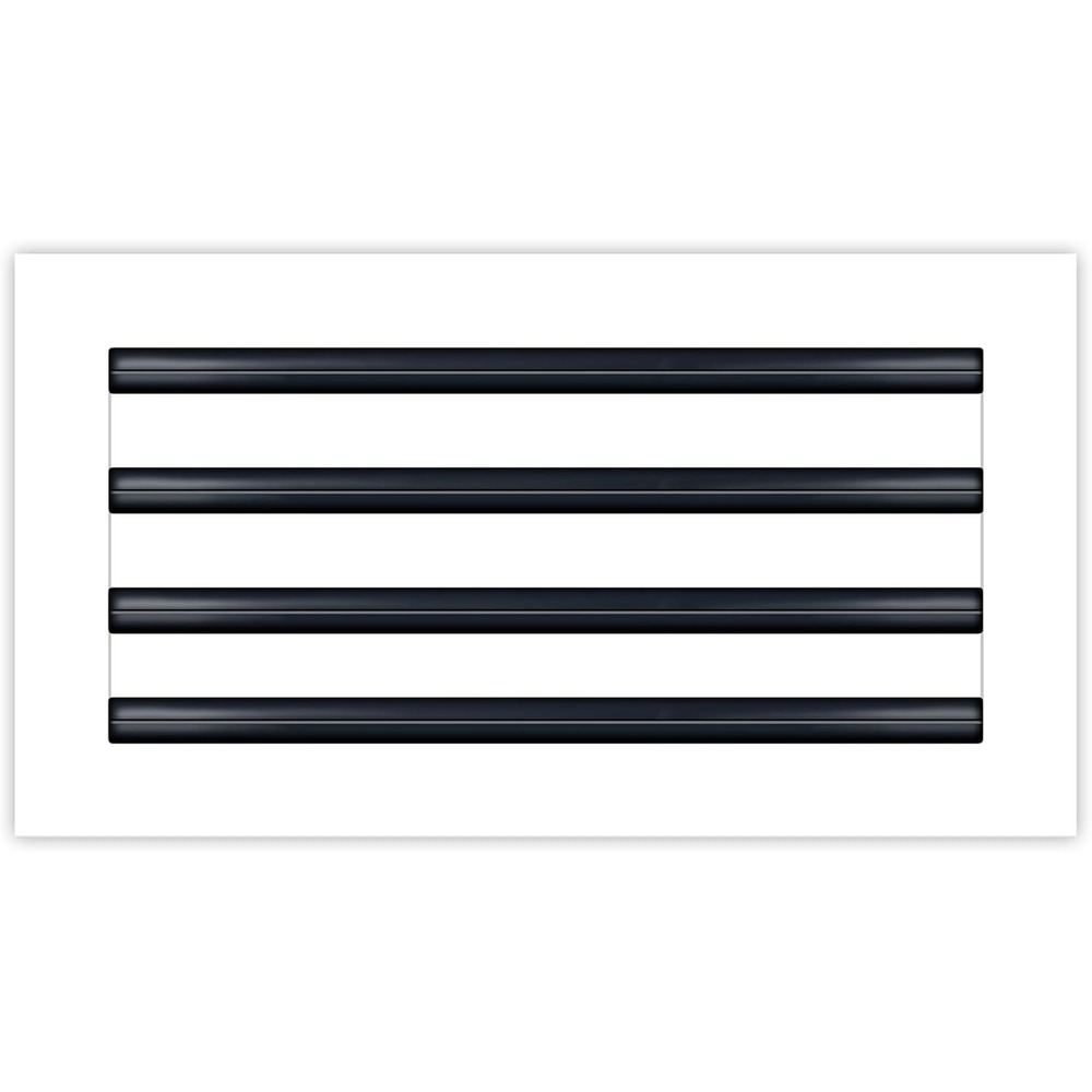 14x8 Modern White Air Vent‎ Cover by BUILDMART for Ceiling Wall or Floor